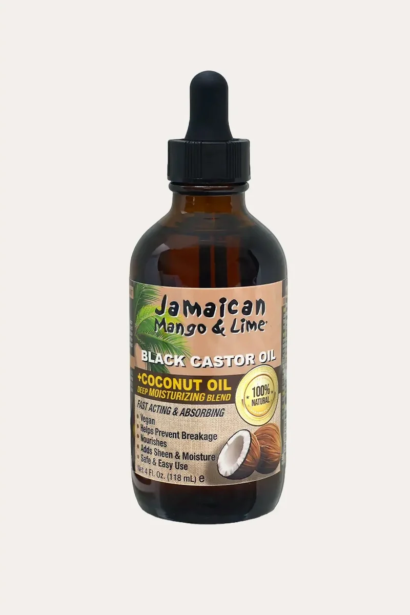 JAMAICAN MANGO & LIME BLACK CASTOR OIL - COCONUT OIL