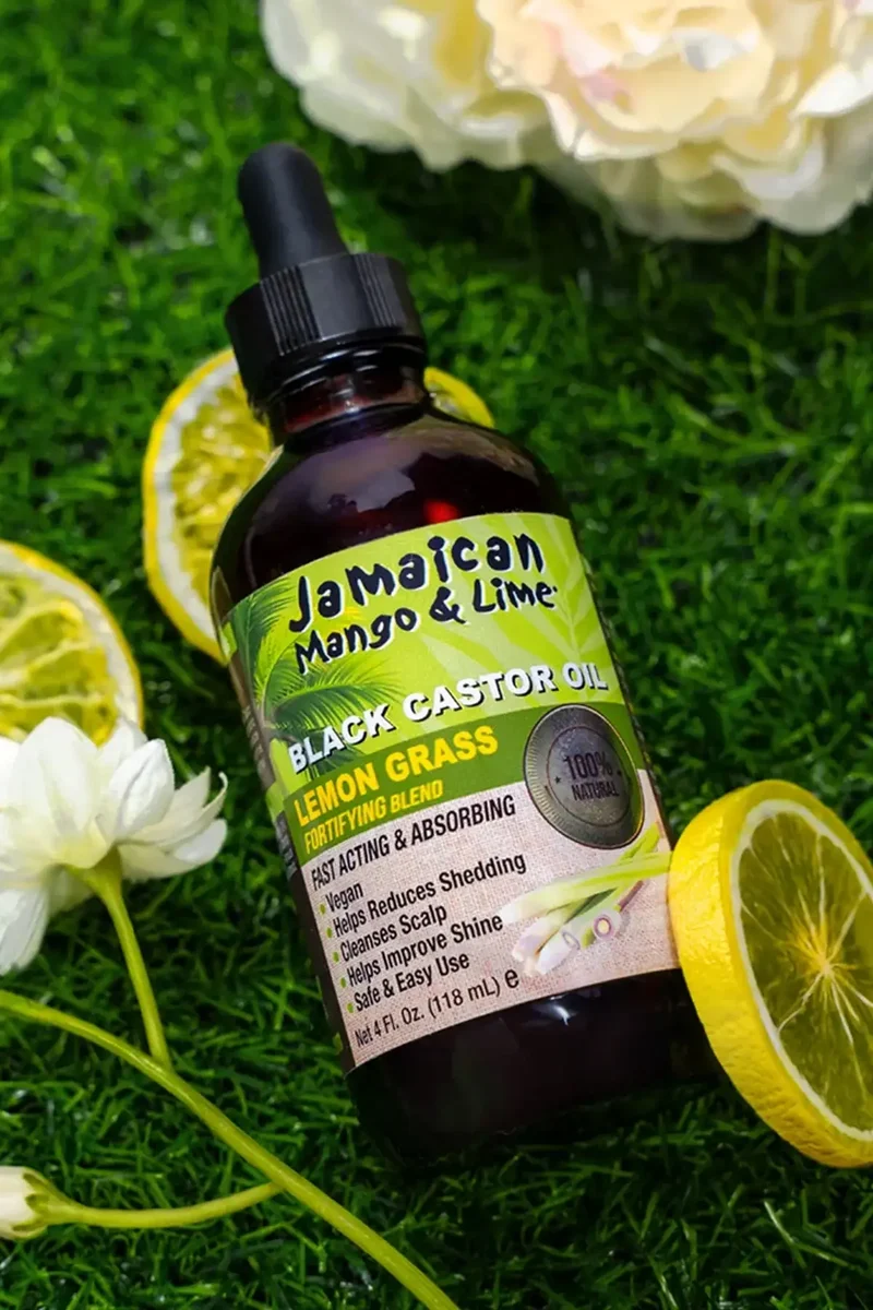 JAMAICAN MANGO & LIME BLACK CASTOR OIL - LEMON GRASS | SKIN & HAIR OIL