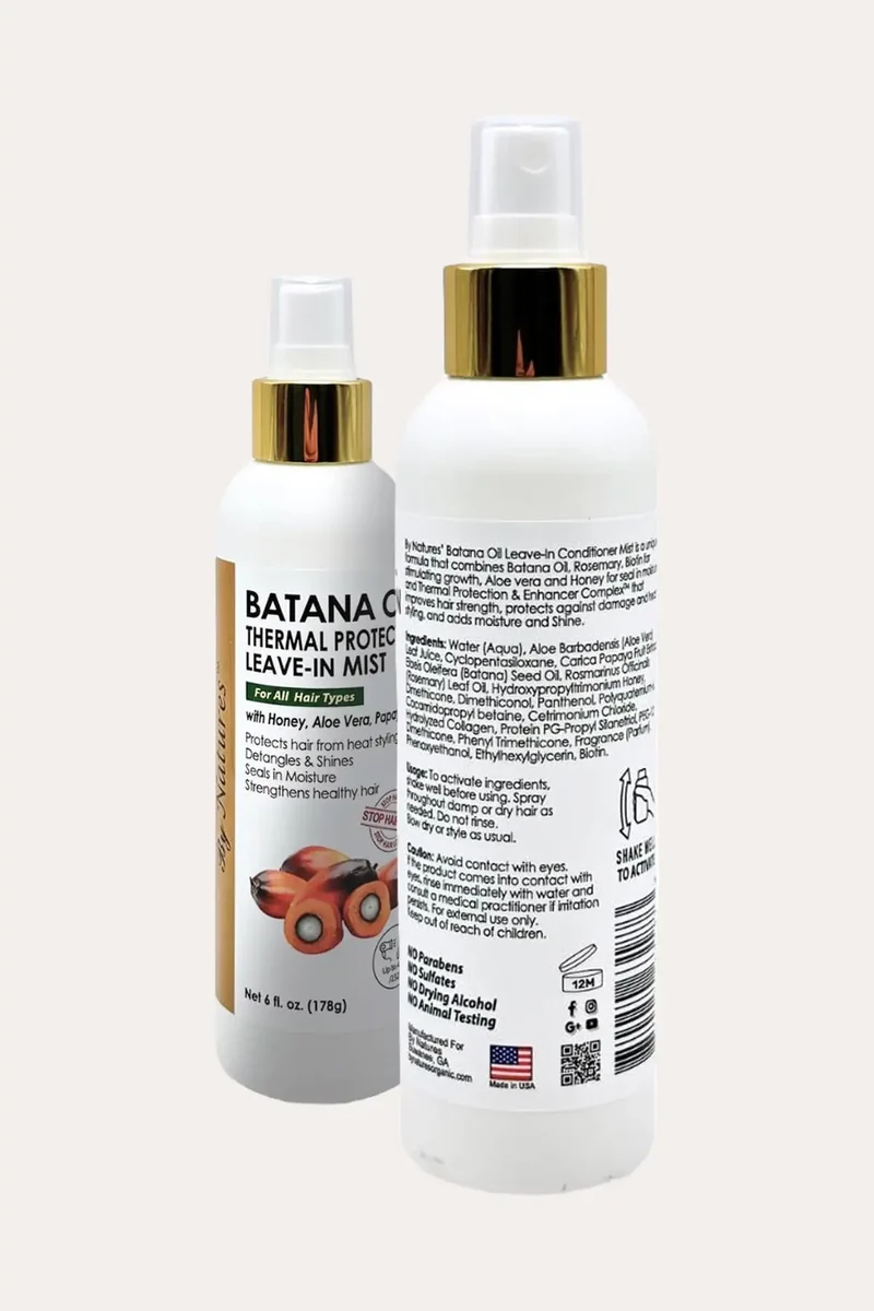 BY NATURES BATANA OIL THERMAL PROTECTION LEAVE-IN MIST 6oz