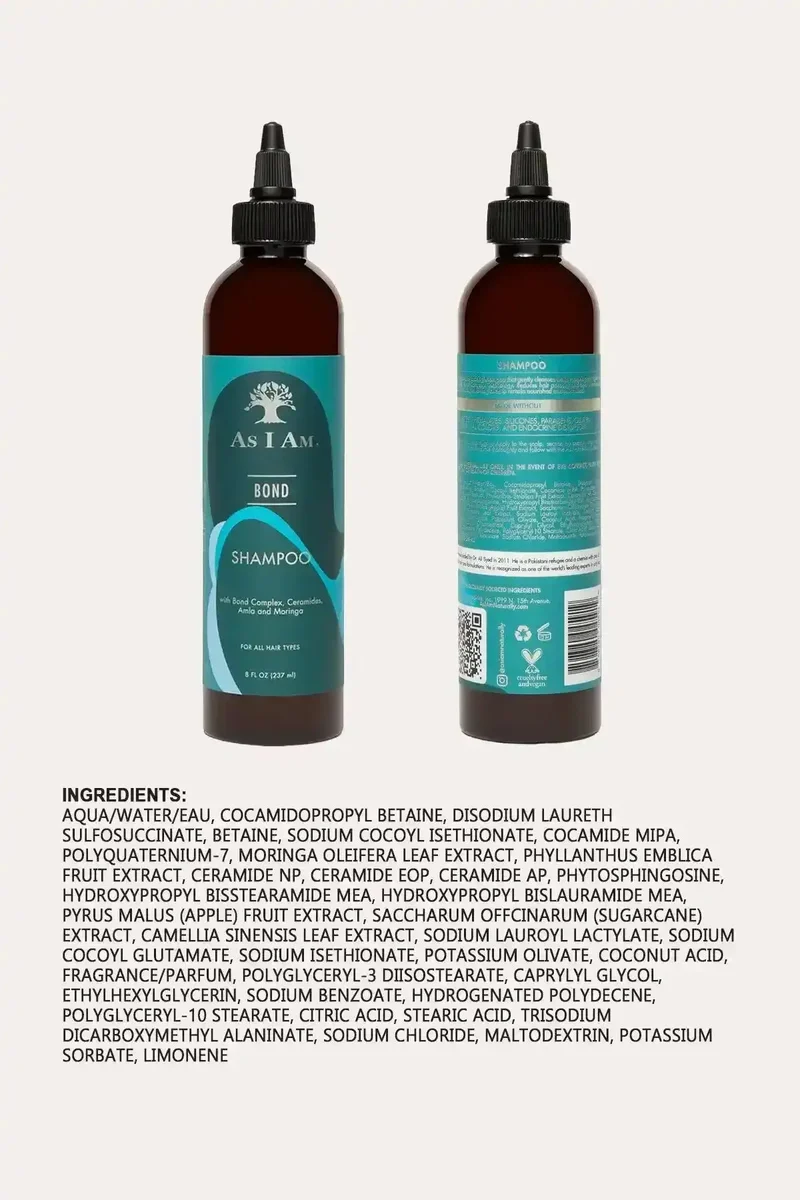 AS I AM BOND SHAMPOO 8oz