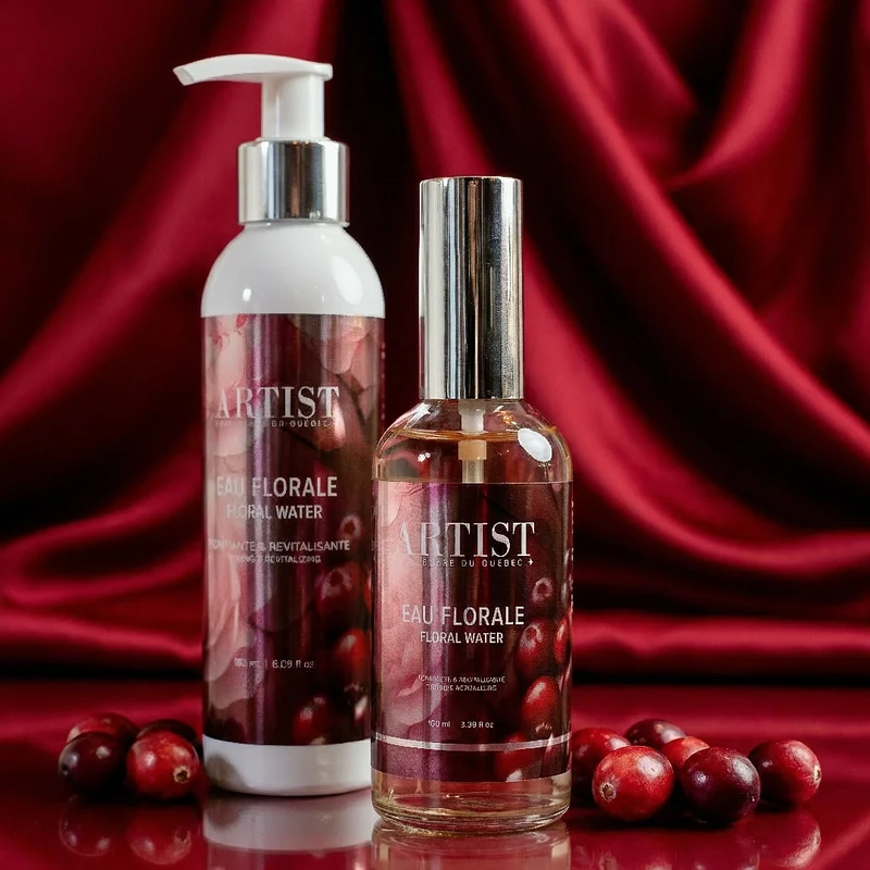 Eau florale à la canneberge du Québec ARTIST