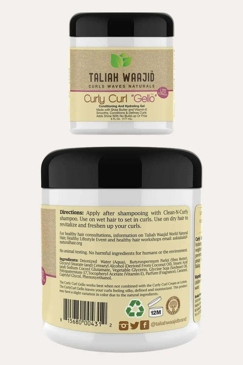 TALIAH WAAJID CURLY CURL GEL 6oz