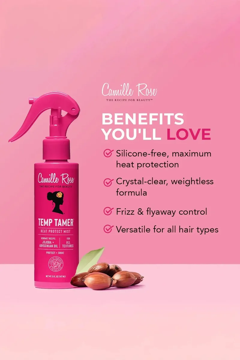 CAMILLE ROSE TEMP TAMER HEAT PROTECT MIST