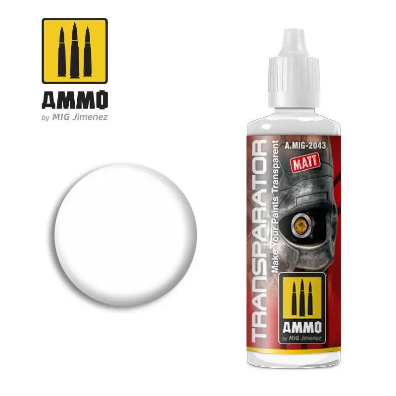 TRANSPARATOR MATT 60mL ACRYLIC PAINTS Ammo Mig
