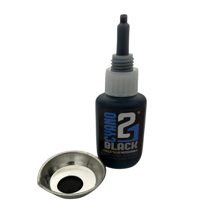 🖤 Super Glue Colle21 Noir – 21g : La Super Glue Cyanoacrylate Noire - Colle Extra-Forte Multi-Usages Idéale pour le modélisme, le bricolage créatif et les réparations techniques exigeantes. 🛠️