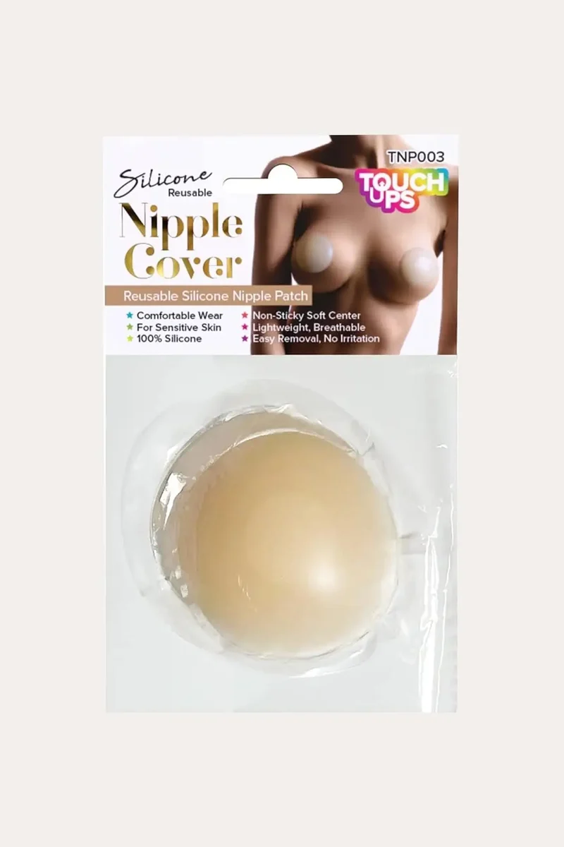TOUCH UPS REUSABLE SILICONE NIPPLE COVERS - ROUND