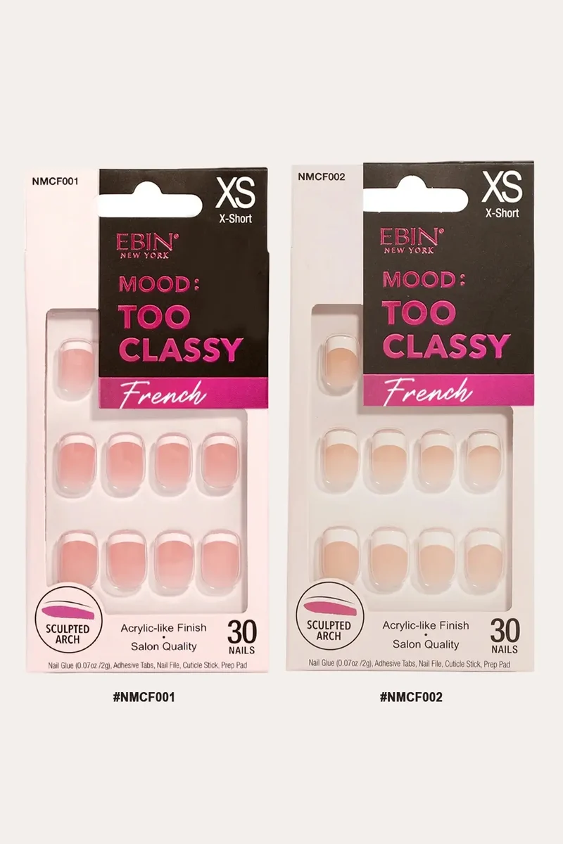 EBIN NEW YORK MOOD - TOO CLASSY FRENCH | NAIL TIPS