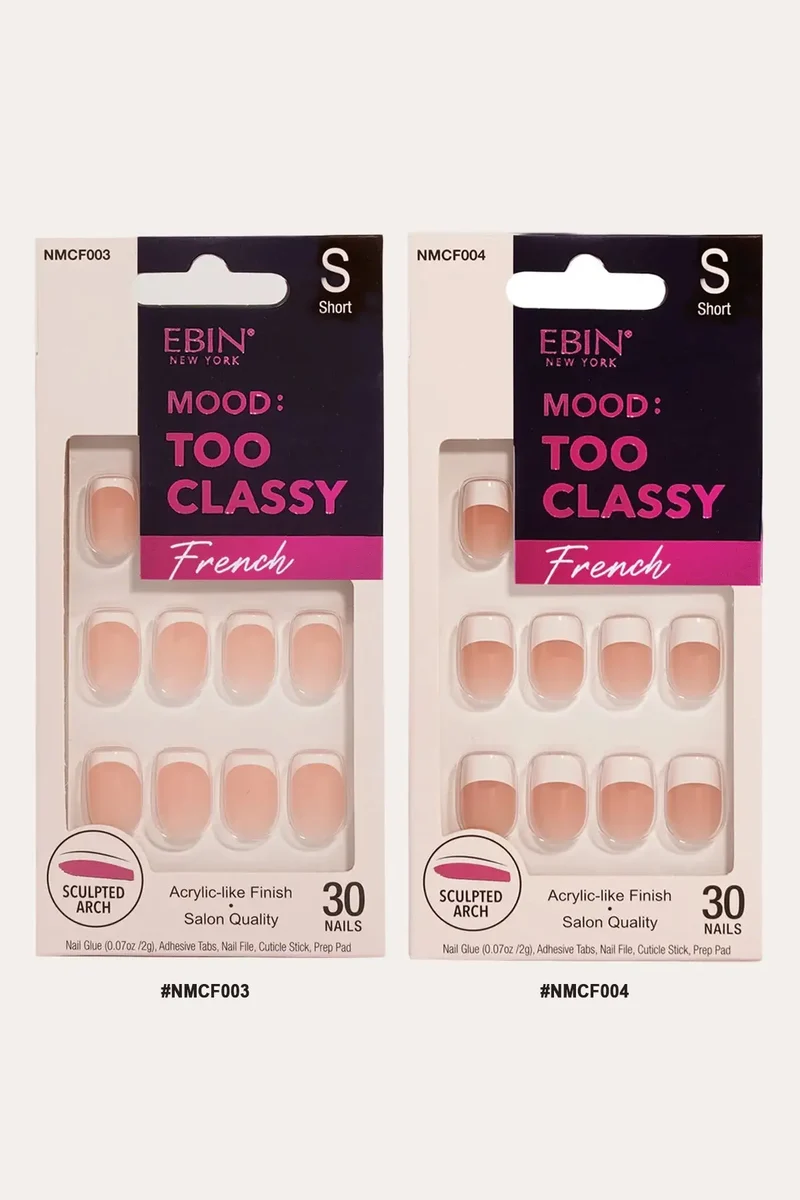 EBIN NEW YORK MOOD - TOO CLASSY FRENCH | NAIL TIPS