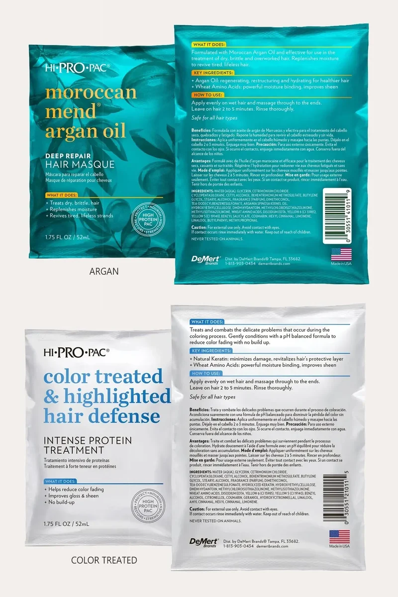 HI-PRO-PAC EXTREMELY DAMAGED HAIR INTENSE PROTEIN TREATMENT 1.75oz