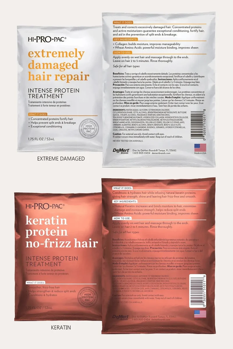HI-PRO-PAC EXTREMELY DAMAGED HAIR INTENSE PROTEIN TREATMENT 1.75oz