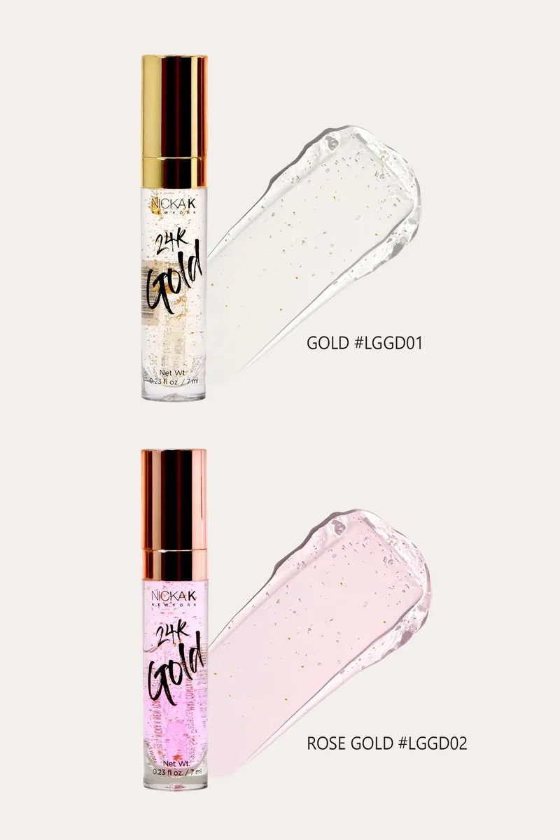 NICKA K 24K GOLD LIP GLOSS