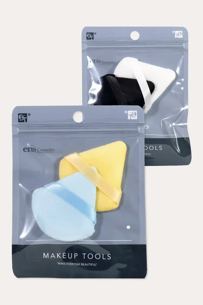 BEAUTY TOWN TRIANGLE MAKEUP POWDER PUFF