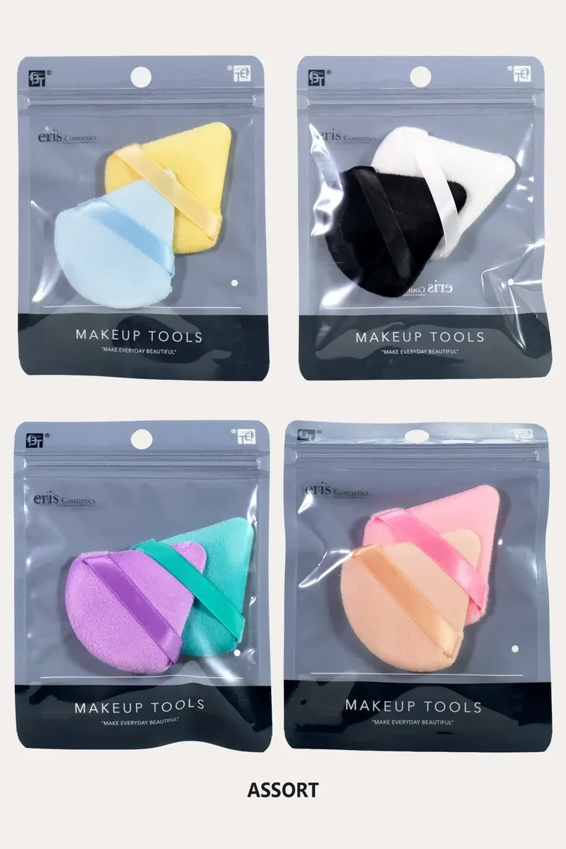BEAUTY TOWN TRIANGLE MAKEUP POWDER PUFF