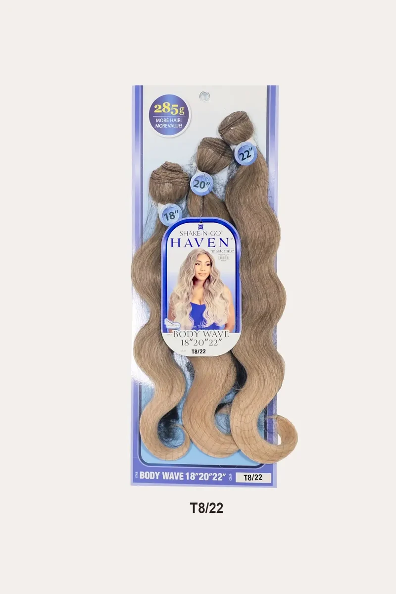 SHAKE N GO ORGANIQUE HAIR WEAVE BUNDLE HAVEN - BODY WAVE 3PCS 18"20"22