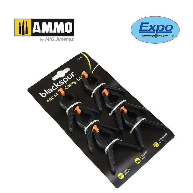 6 pcs Micro Clamp Set