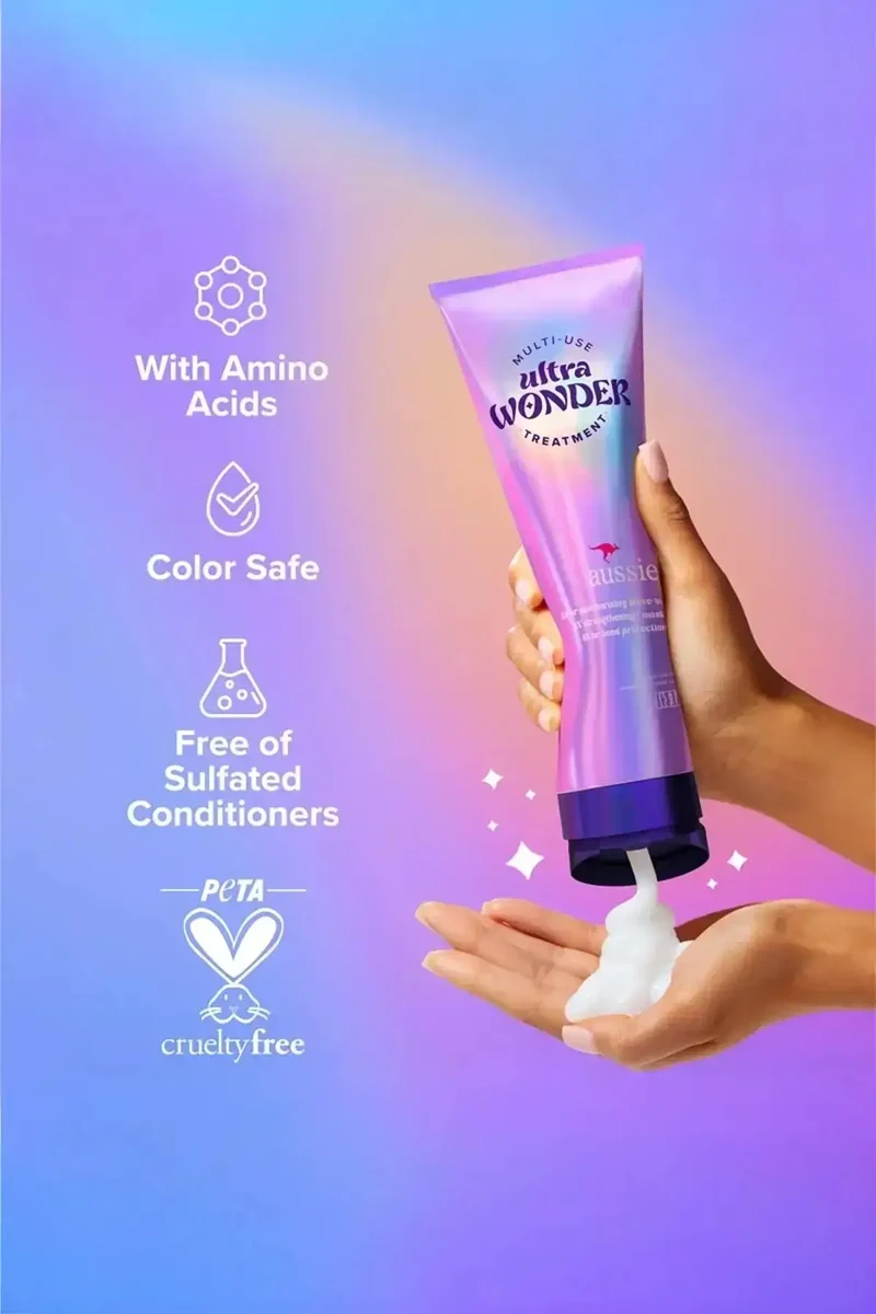AUSSIE ULTRA WONDER TREATMENT LEAVE-IN & PRE-WASH - AMINO ACID INFUSION HAIR