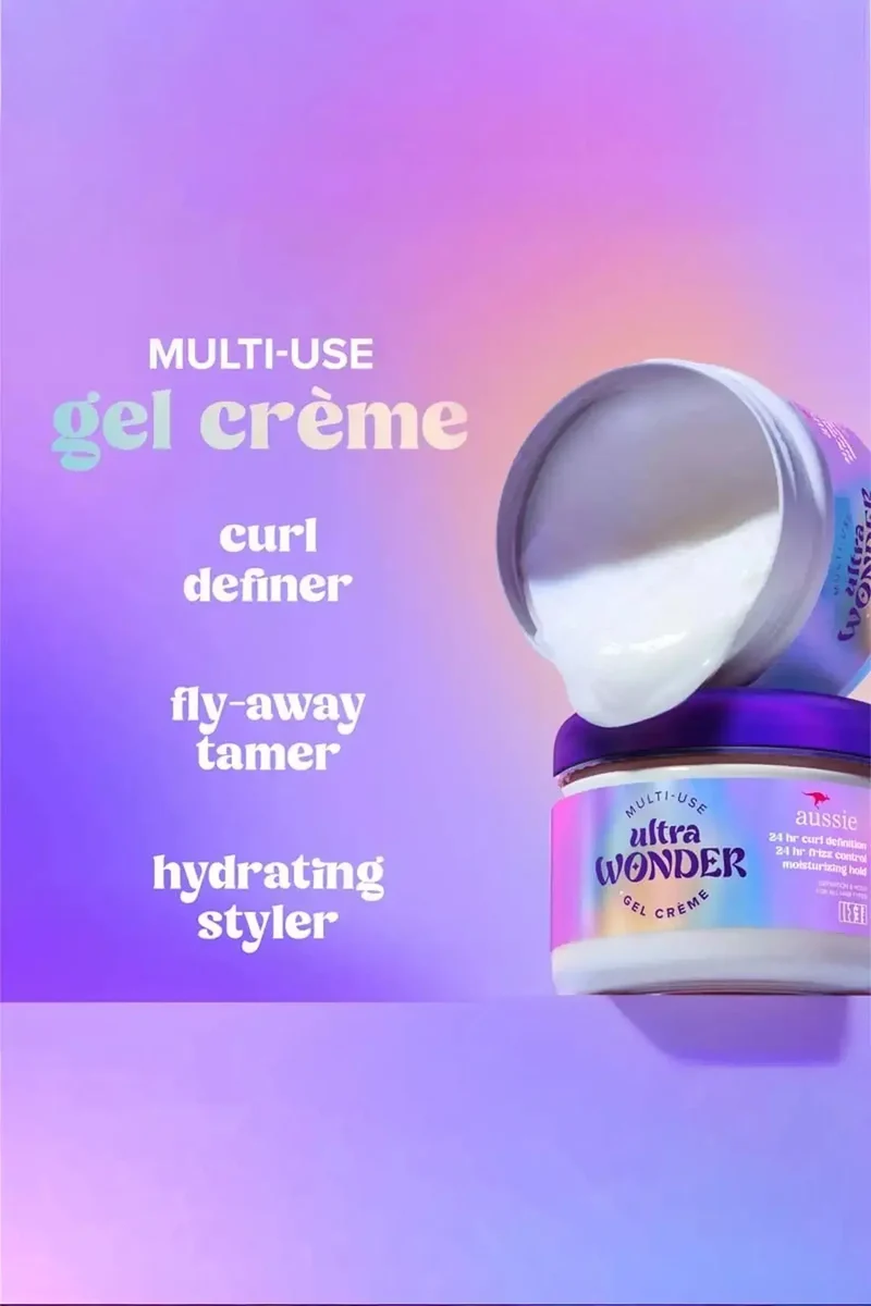 AUSSIE MULTI-USE ULTRA WONDER GEL CREME - SLICK BACK PONYTAIL GEL