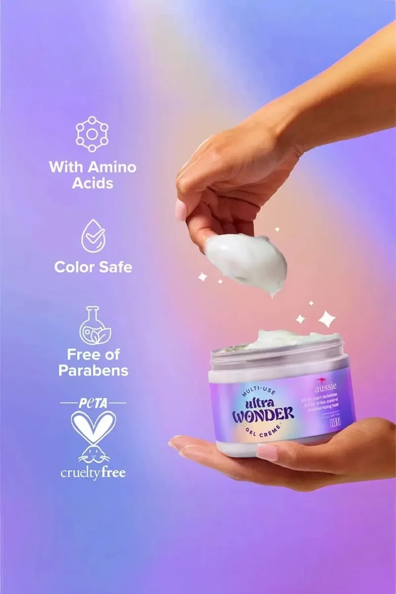 AUSSIE MULTI-USE ULTRA WONDER GEL CREME - SLICK BACK PONYTAIL GEL