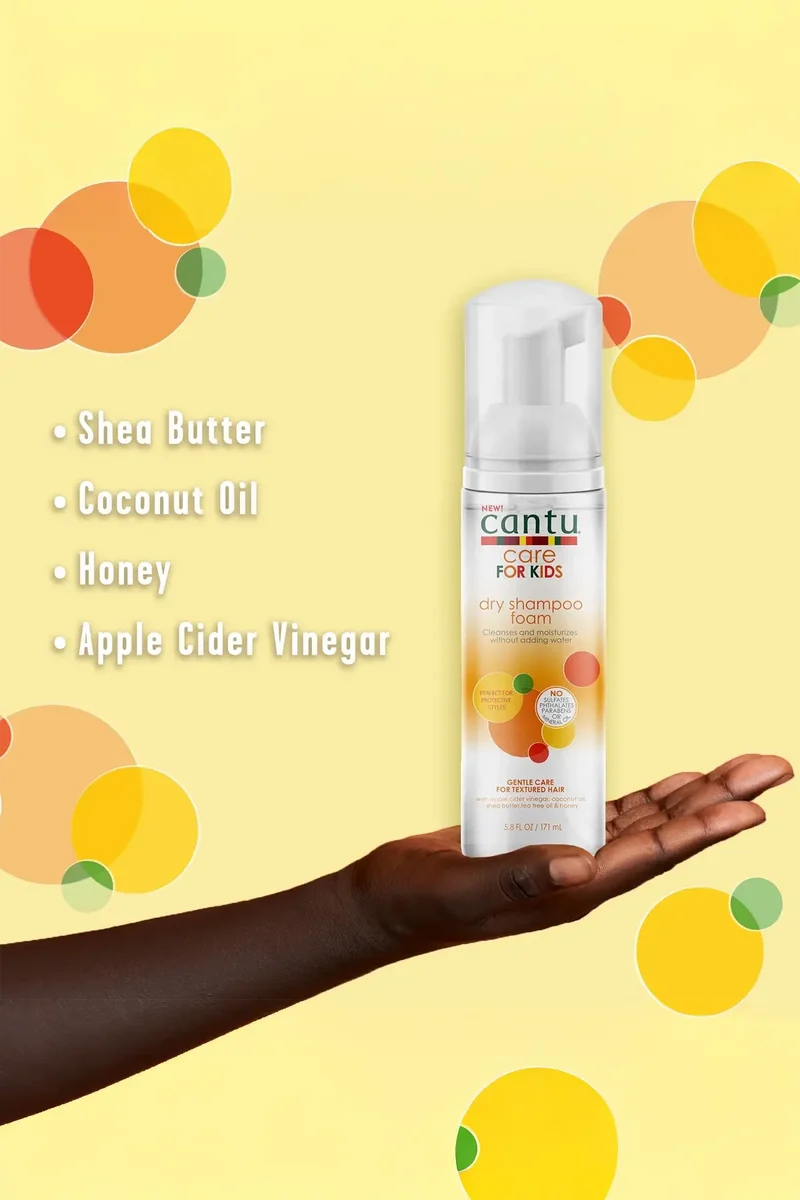 CANTU CARE FOR KIDS DRY SHAMPOO FOAM 5.8oz