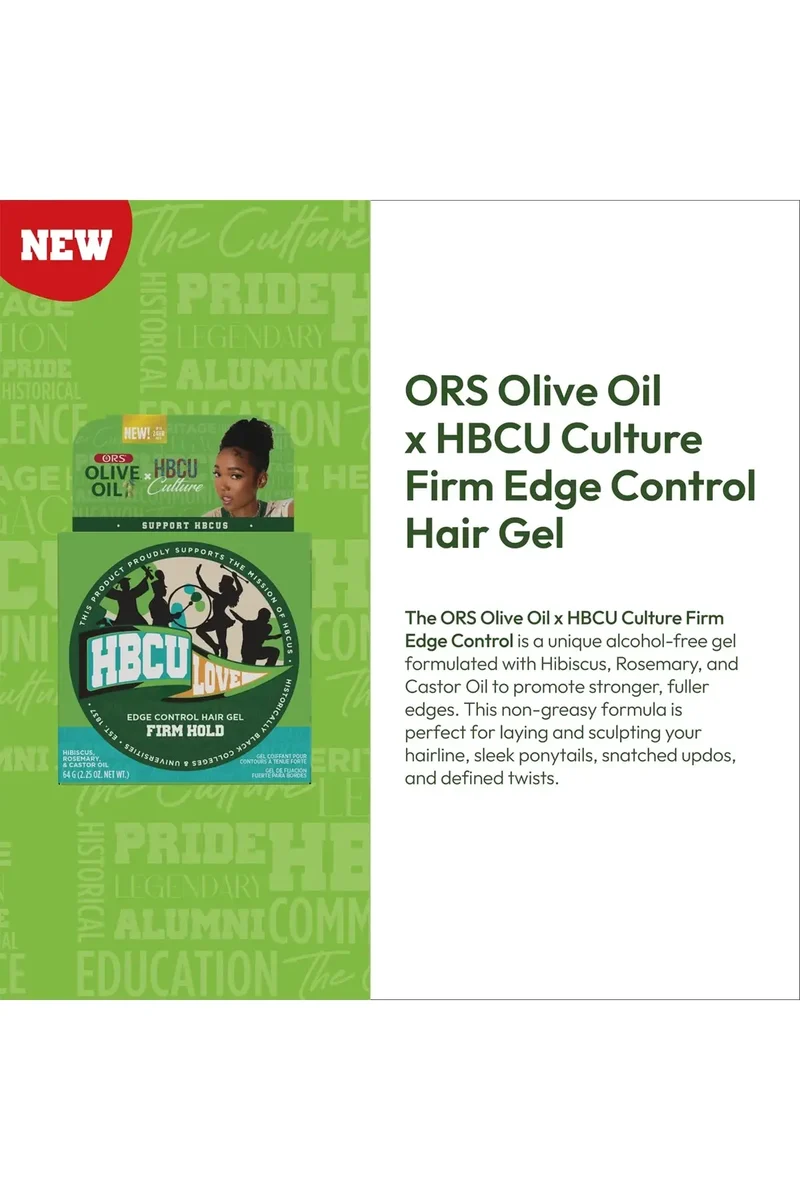 ORS OLIVE OIL HBCU EDGE CONTROL HAIR GEL 2.25oz