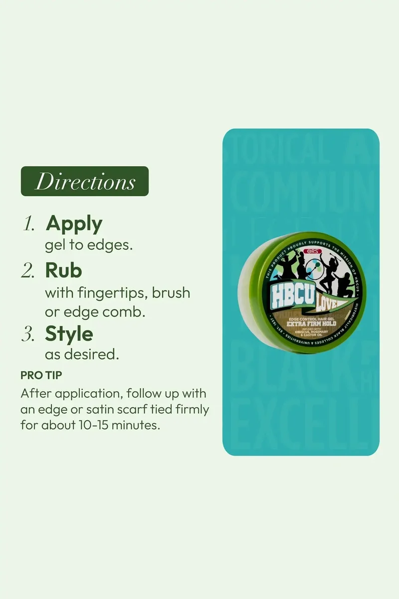 ORS OLIVE OIL HBCU EDGE CONTROL HAIR GEL 2.25oz