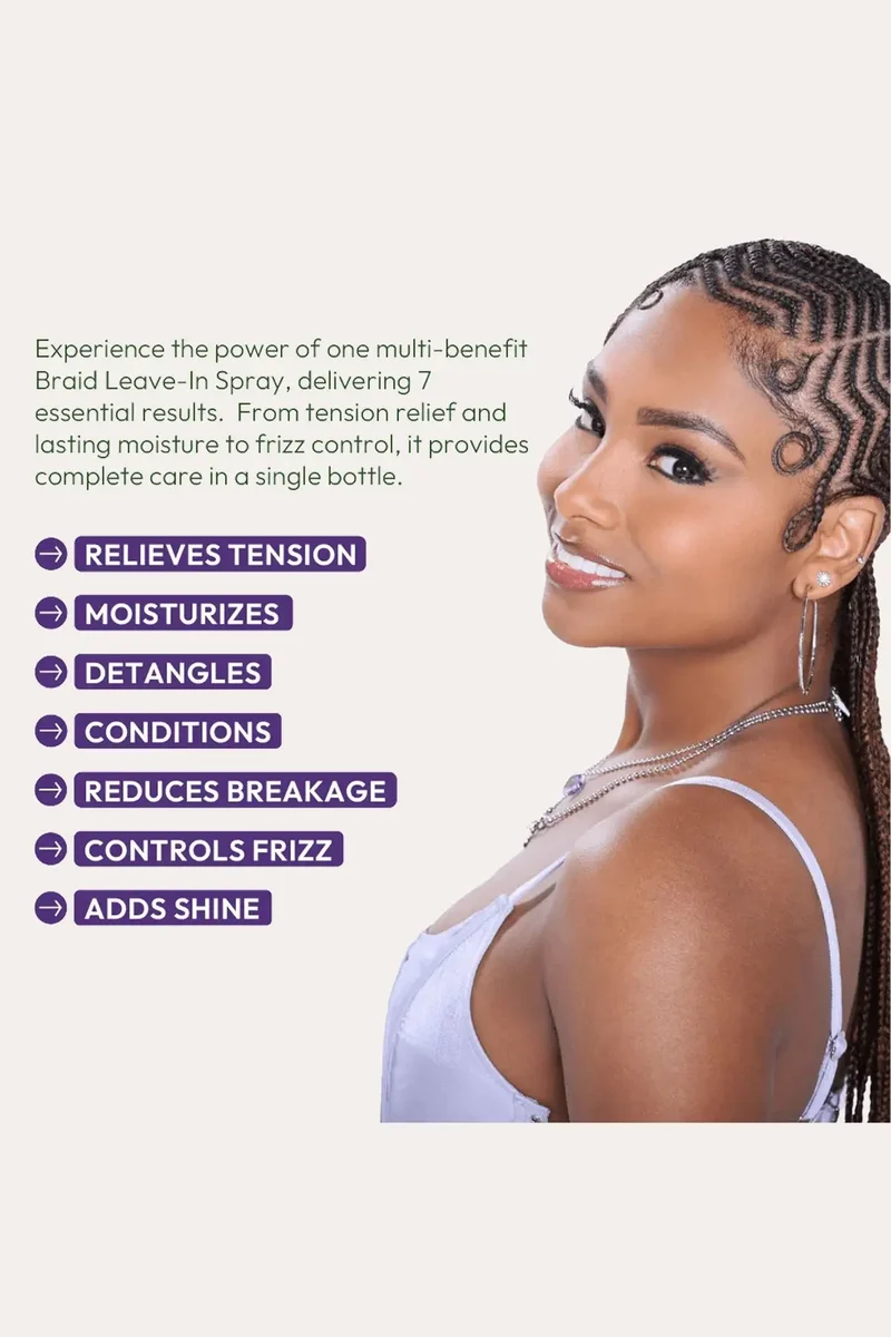 ORS OLIVE OIL BRAIDZONE 7-IN-1 BRAID LEAVE IN SPRAY 8oz
