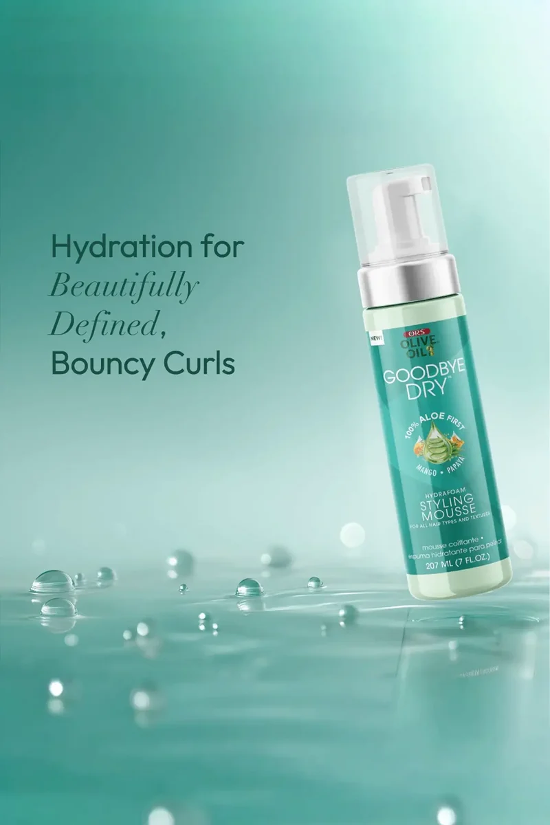 ORS OLIVE OIL GOODBYE DRY HYDRAFOAM STYLING MOUSSE 7oz