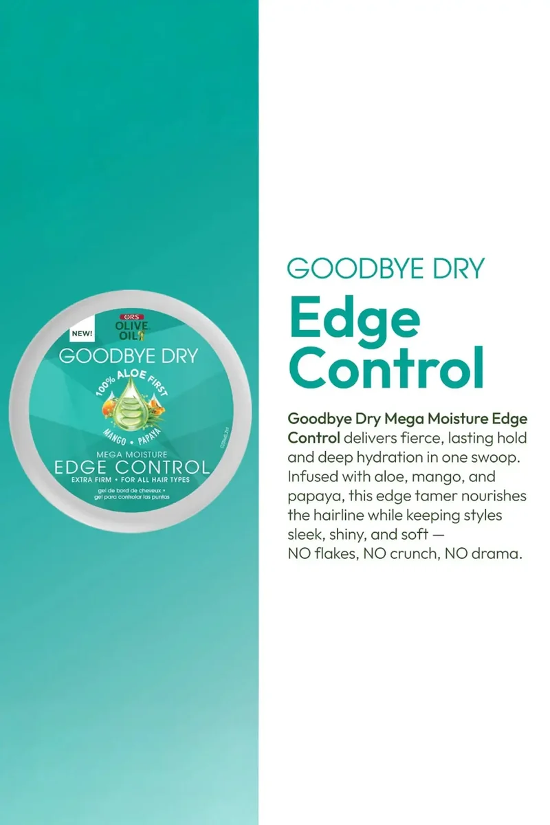 ORS OLIVE OIL GOODBYE DRY MEGA MOISTURE EDGE CONTROL 2.25oz