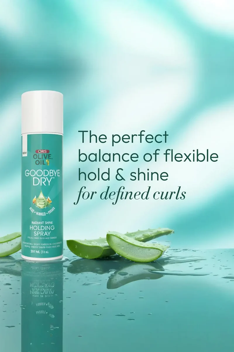ORS OLIVE OIL GOODBYE DRY RADIANT SHINE HOLDING SPRAY 8oz