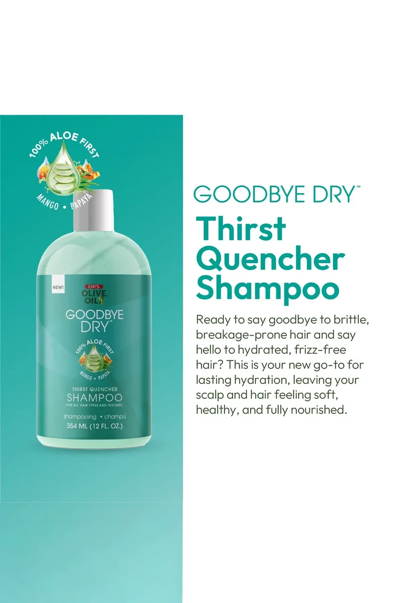 ORS OLIVE OIL GOODBYE DRY THIRST QUENCHER SHAMPOO 12oz