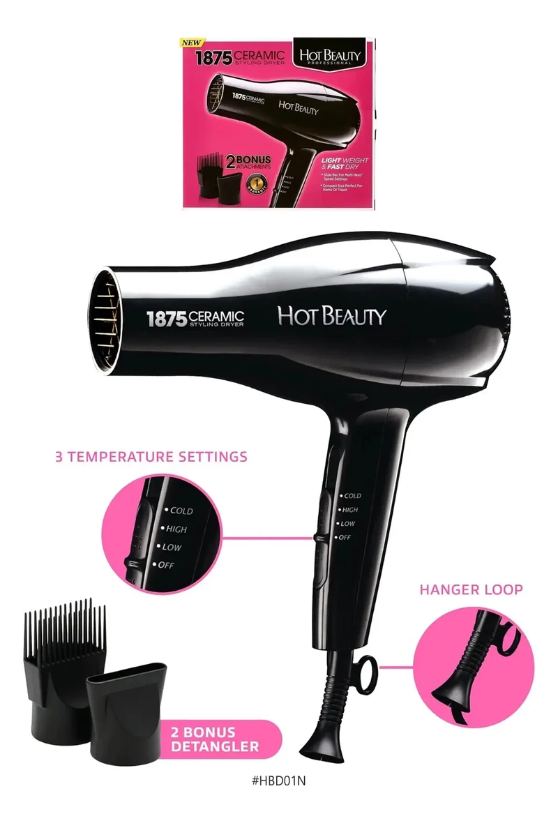 HOT BEAUTY 1875 CERAMIC STYLING DRYER
