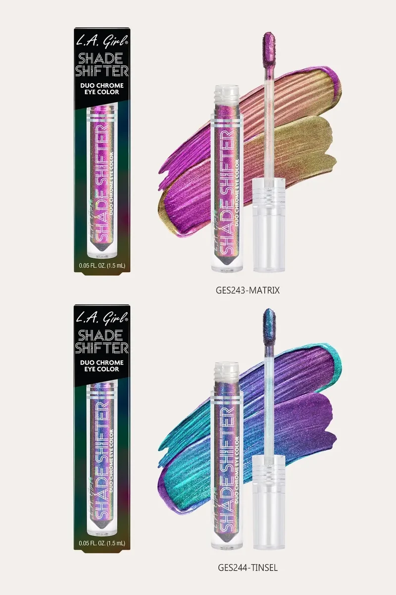 L.A. GIRL DUO CHROME EYESHADOW - LIQUID & POWDER