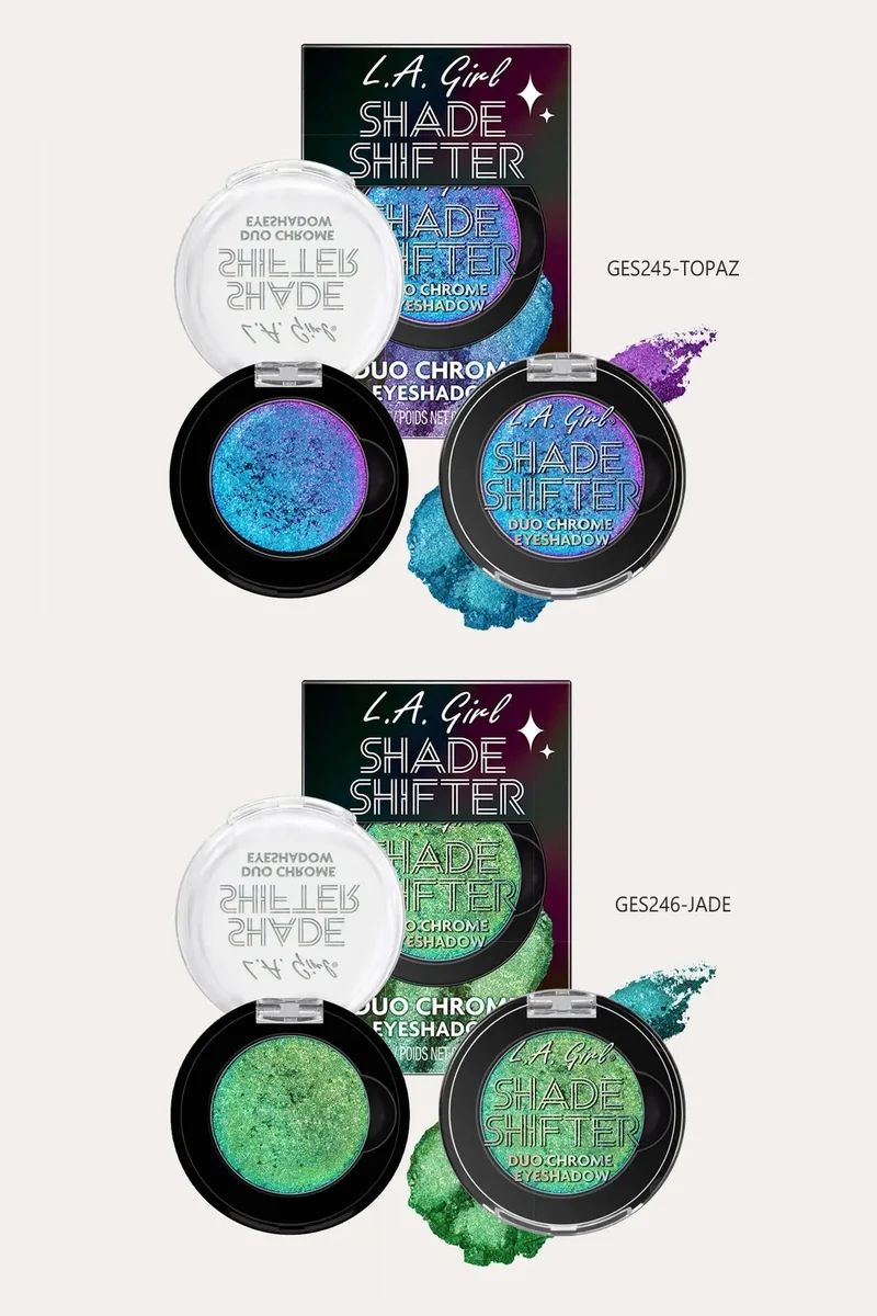 L.A. GIRL DUO CHROME EYESHADOW - LIQUID & POWDER