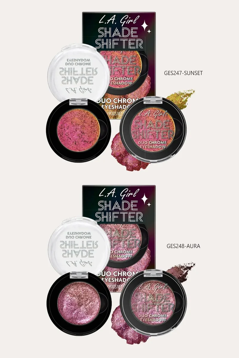 L.A. GIRL DUO CHROME EYESHADOW - LIQUID & POWDER