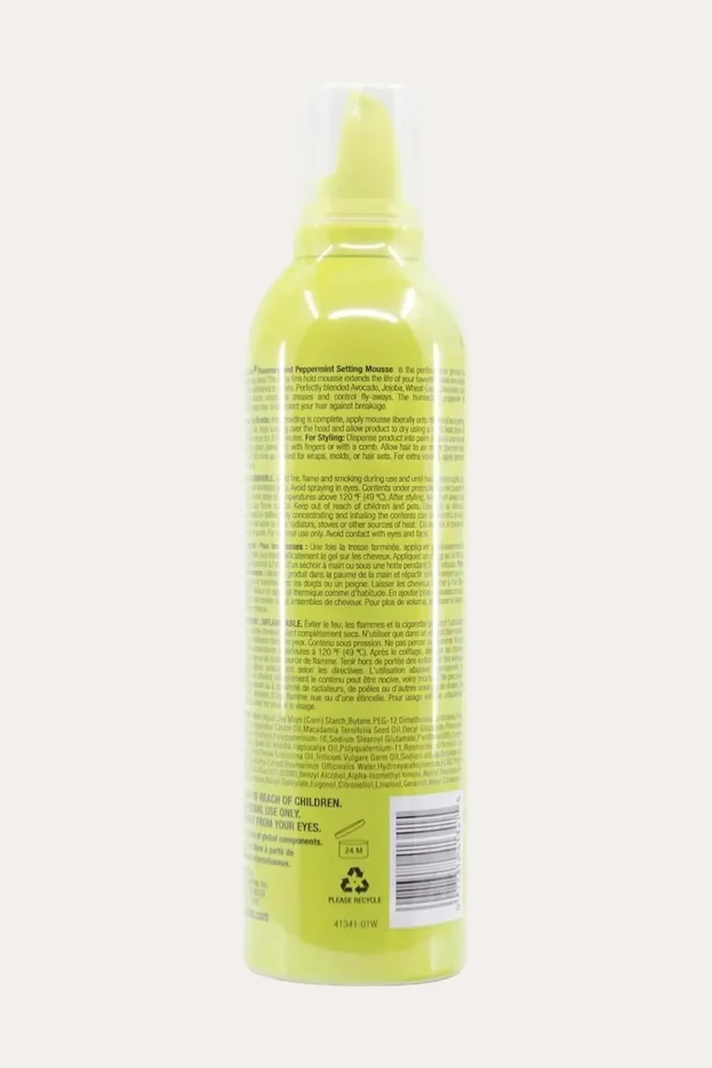 AMPRO SHINE'N JAM ROSEMARY & PEPPERMINT SETTING MOUSSE FIRM HOLD