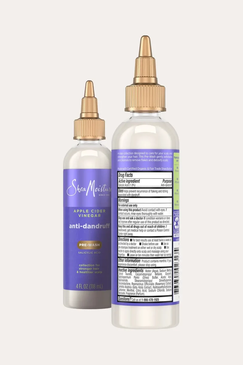 SHEA MOISTURE APPLE CIDER VINEGAR ANTI-DANDRUFF PRE-WASH 4oz