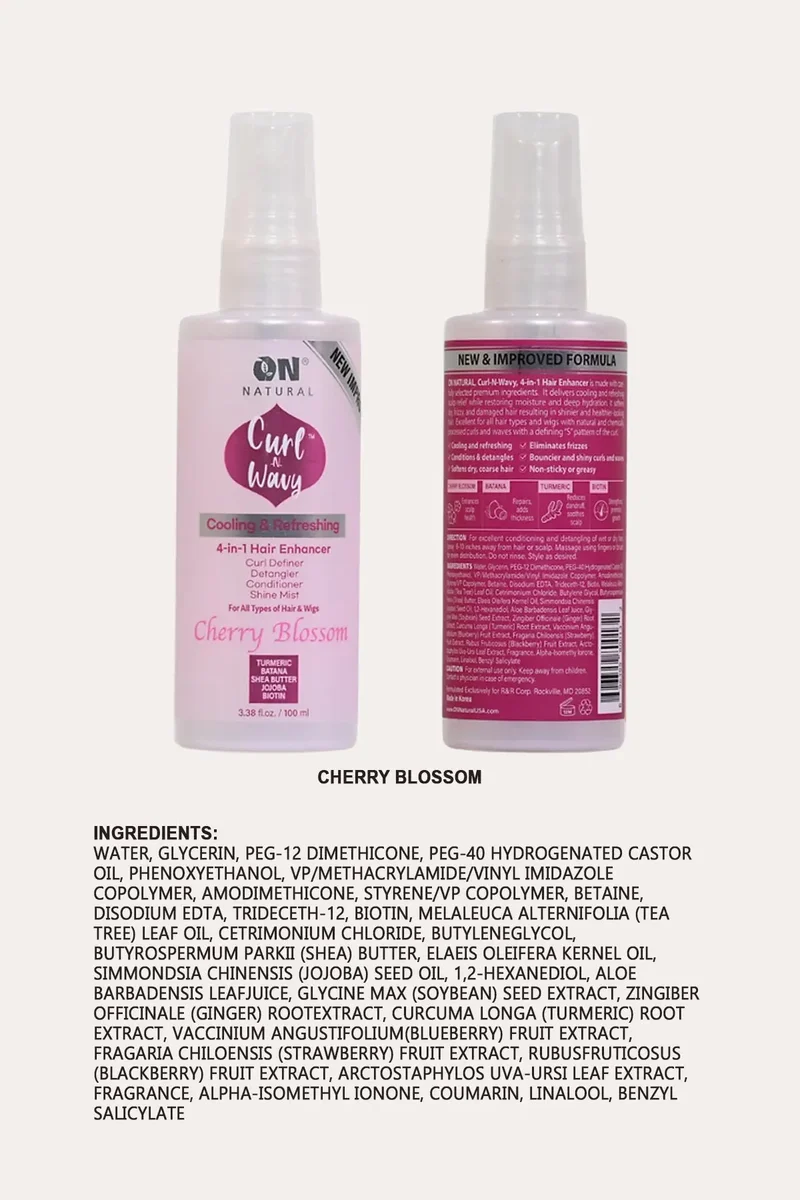 ON NATURAL CURL-N-WAVY 4IN1 ENHANCER 3.38OZ