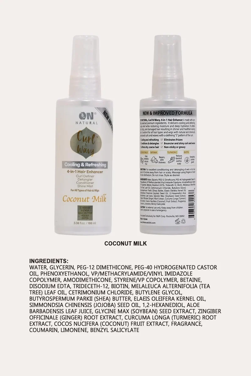 ON NATURAL CURL-N-WAVY 4IN1 ENHANCER 3.38OZ