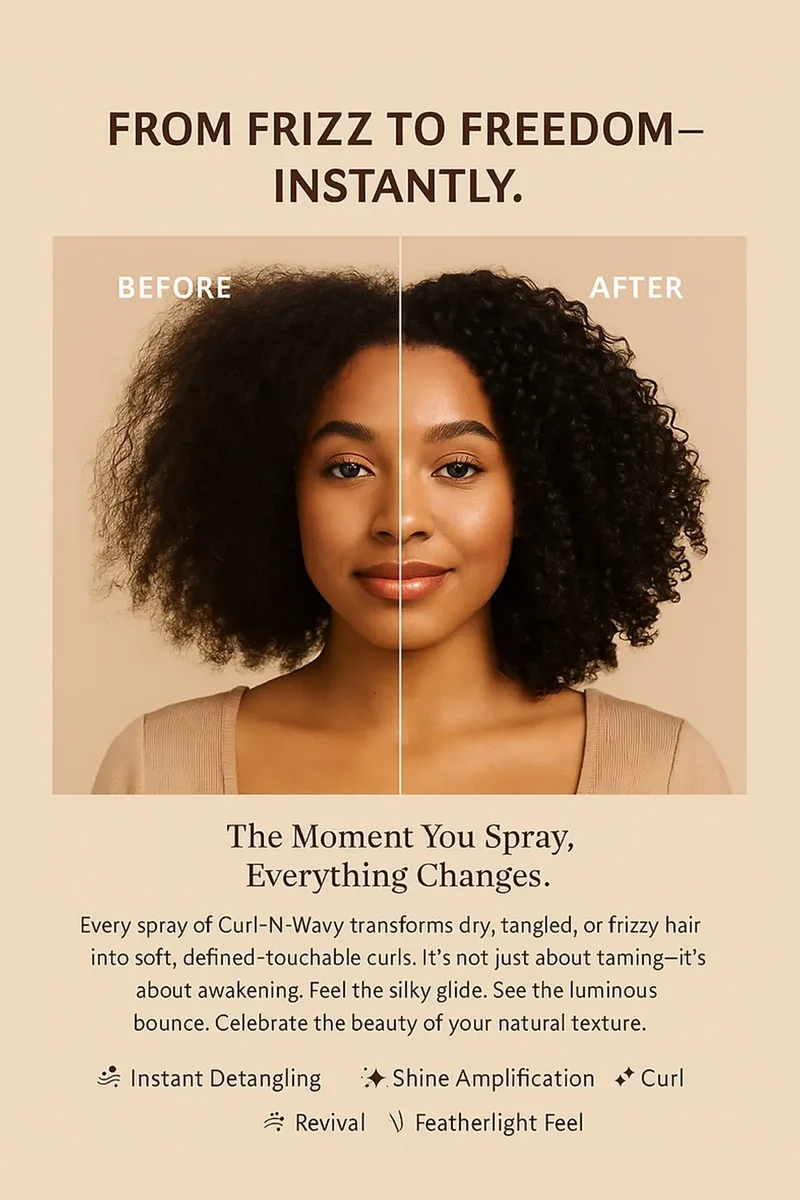 ON NATURAL CURL-N-WAVY 4IN1 ENHANCER 3.38OZ