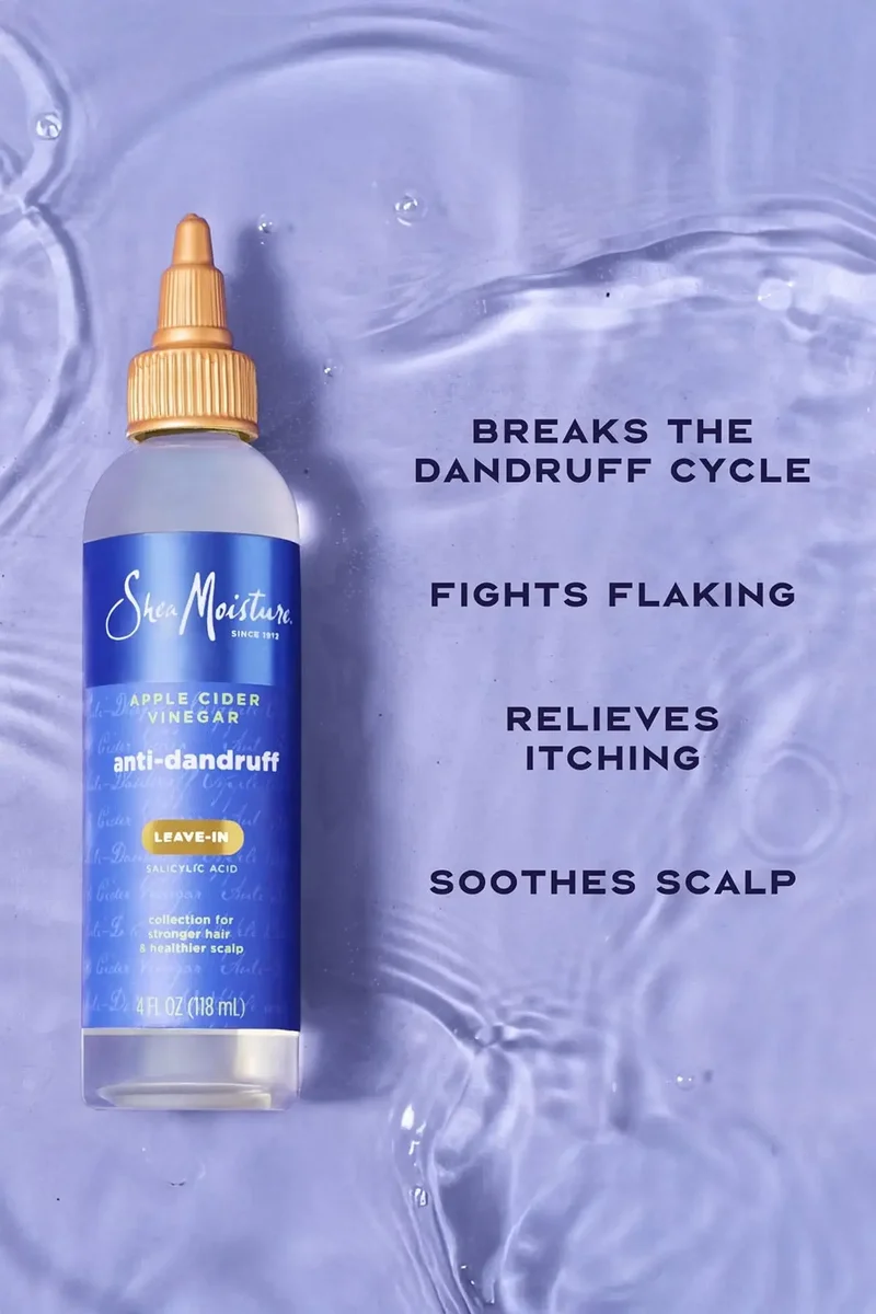 SHEA MOISTURE APPLE CIDER VINEGAR LEAVE-IN 4oz | Anti-Dundruff Scalp Treatment