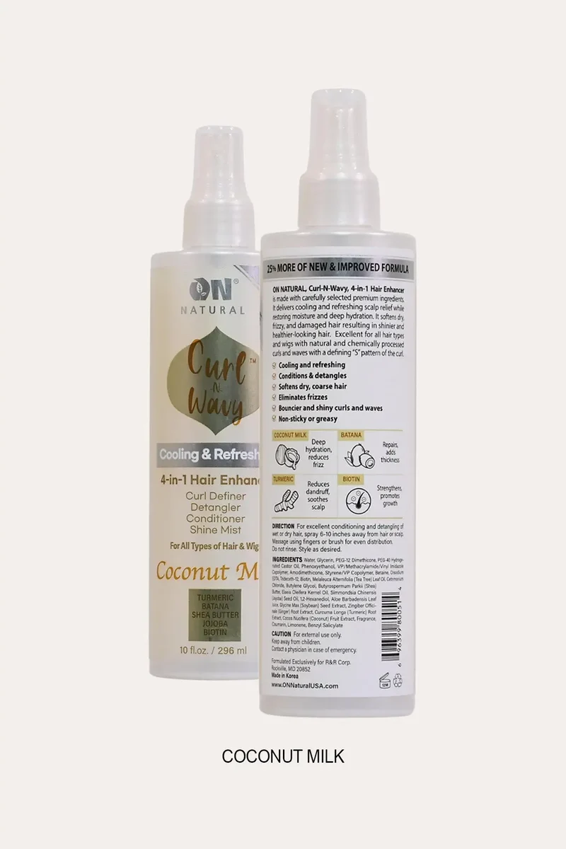 ON NATURAL 4 IN 1 HAIR ENHANCER 10oz
