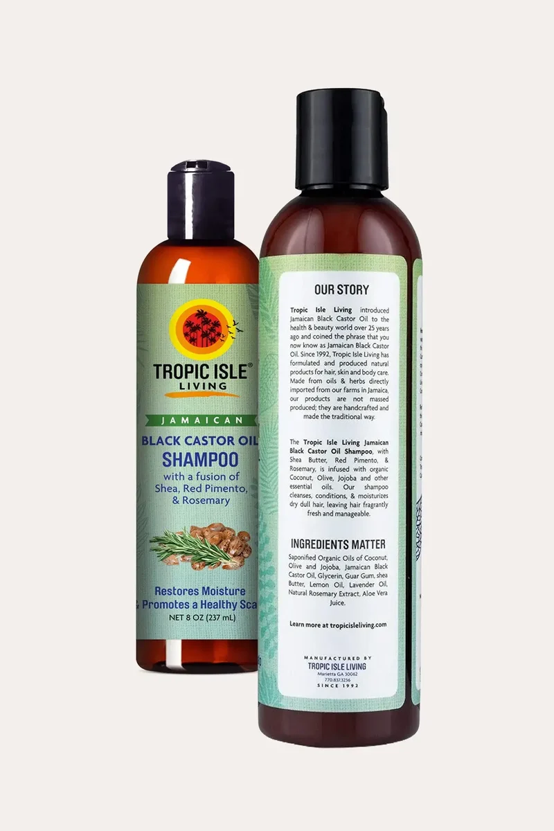 TROPIC ISLE LIVING JAMAICAN BLACK CASTOR OIL SHAMPOO 8oz