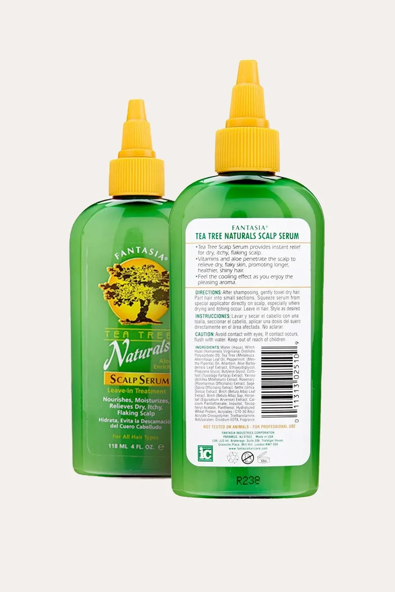 FANTASIA IC TEA TREE NATURALS LEAVE IN HAIR SERUM 4oz