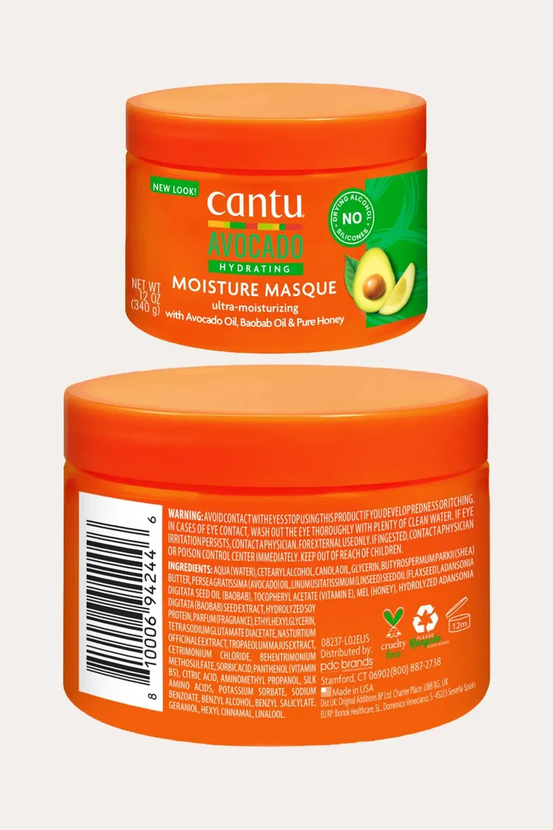 CANTU AVOCADO HYDRATING HAIR MASK 12oz