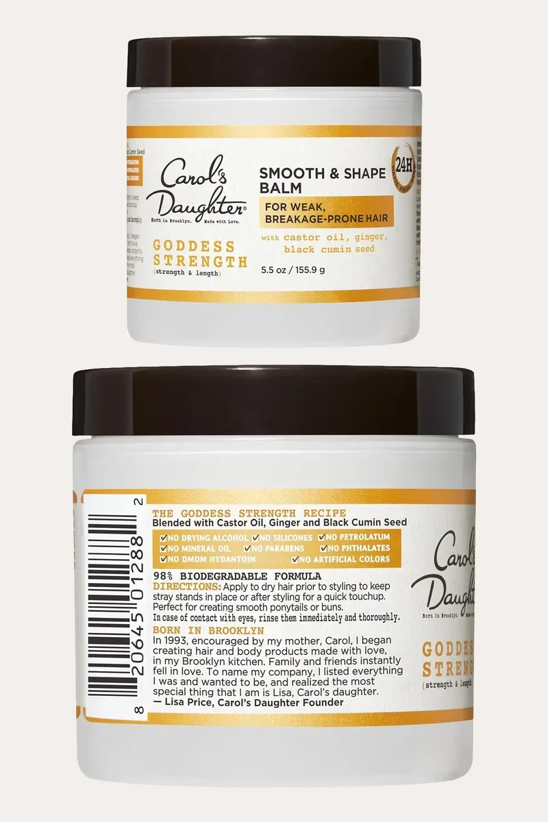 CAROLS DAUGHTER GODDESS STRENGTH SMOOTH & SHAPE HAIR BALM 5.5oz