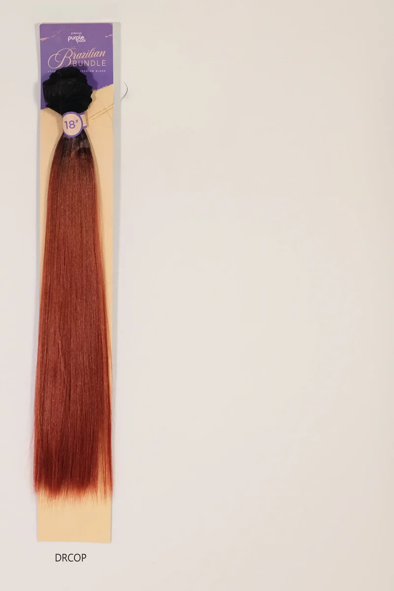 OUTRE PURPLE PACK BRAZILIAN BUNDLE - NATURAL STRAIGHT 18"