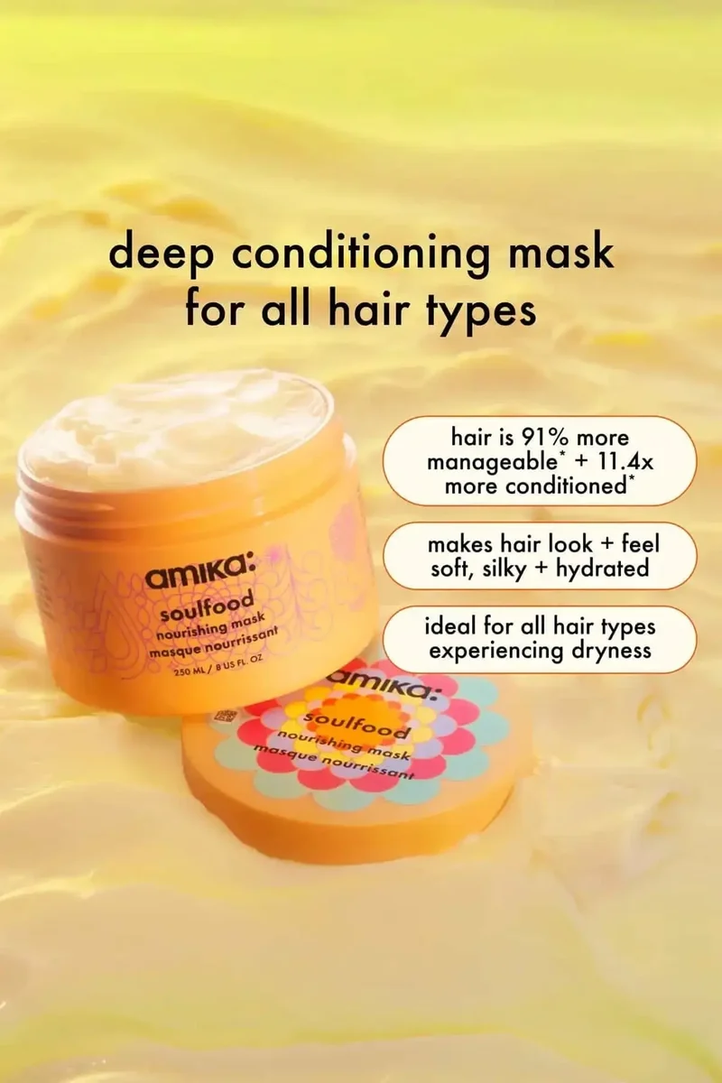 AMIKA SOULFOOD NOURISHING MASK 250ml - JOJOBA SEED OIL