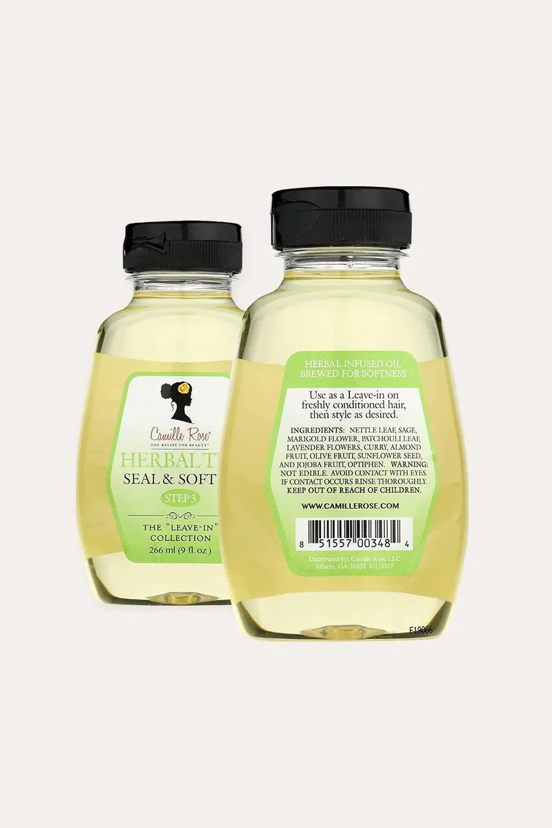 CAMILLE ROSE HERBAL TEA SEAL & SOFTEN LEAVE-IN TREATMENT STEP 3 9oz
