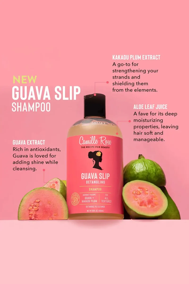 CAMILLE ROSE GUAVA SLIP DETANGLING SHAMPOO