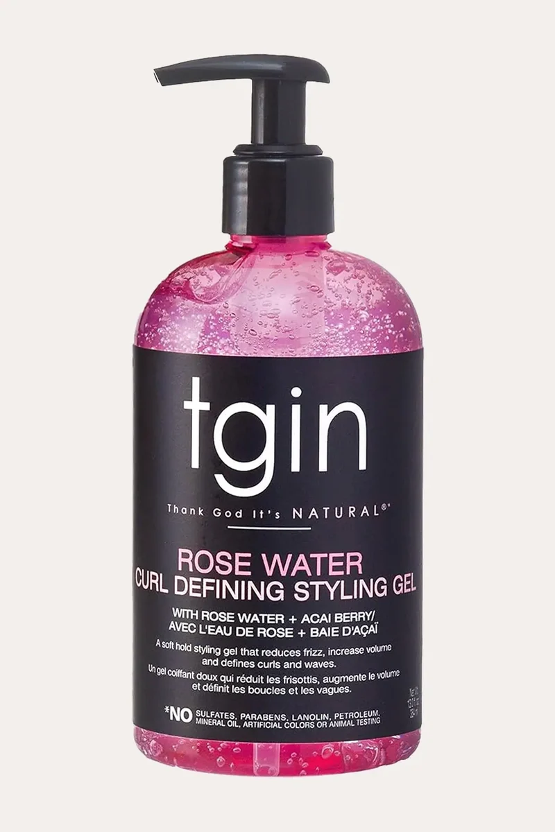TGIN ROSE WATER CURL DEFINING STYLING GEL 13oz